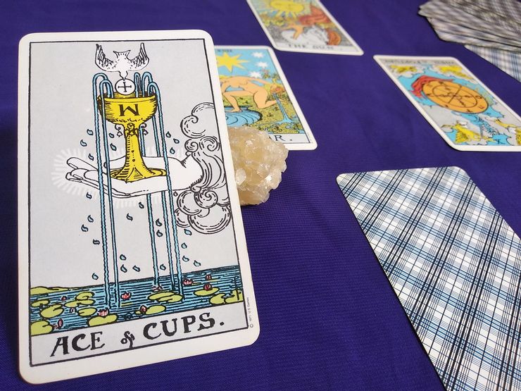 Cartas del tarot que indican embarazo As de copas